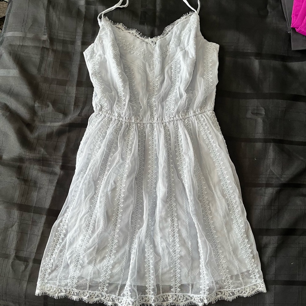 Abercrombie and Fitch pale lilac/gray mini dress Size Junior Large